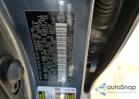 2018 Toyota Corolla L z USA, uszkodzony, nr VIN 2T1BURHE7JC020285